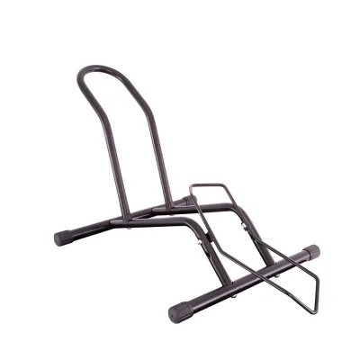 Bicycle Floor Type Parking Rack Stand for Mountain and Road Bikes Indoor and Outdoor Use