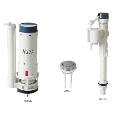 China Dual Flush Valve and Fill Valve Watermark Toilet Cistern Fiiting