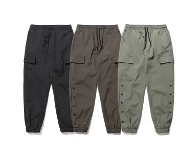 Custom Men Jogger Pants Shorts Ski Overalls Plus Size Polyester / Cotton Casual Outdoor Flat Front Men's Pants & Trousers