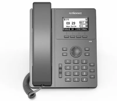 Flyingvoice P10W WiFi IP Phone 2.4G&5G Dual Band 2 SIP Lines 2.3" LCD Entry Level Wireless VoIP Desk Phone