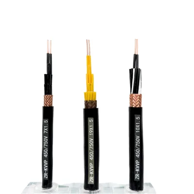 Inflaming Retarding PVC Insulation PVC Sheath Copper Wire Braiding Shield 2*0.75mm^2-61*6mm^2 Electrical Wire and Cable