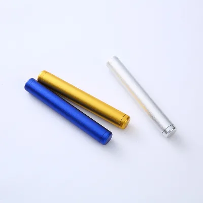 Aluminum Alloy Cigar Tube with Silicone Sealed Metal Storage for Tank Moisture-Free Anti-Drop Smoking Package for Humidors