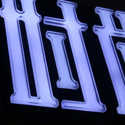 Custom Acrylic LED Letters Decorative Light Signs with 6000K Daylight for Retail & Home Use