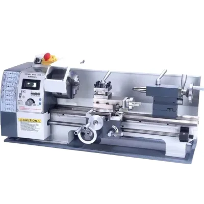 110V/220V Horizontal Mini Manual Metal Turning Lathe Competitive Price Light Duty 4 Tool Posts MT-3 Spindle Taper 1 Year 400mm