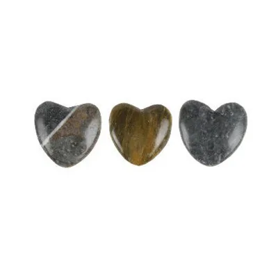 Factory Direct Price Natural Polished Heart Stone for Gift and Decor Love Worry Stone