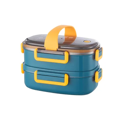 2 Layer Insulated Thermo Bento Box Stainless Steel Kids Multifunction Lunch Container Hot Tiffin Thermal Hotels Restaurants