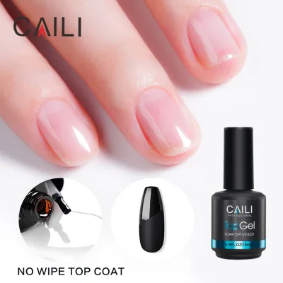 Top Selling Quick Customization Diamond Super Gloss Nowipe Gel Uv Top Coat Gel