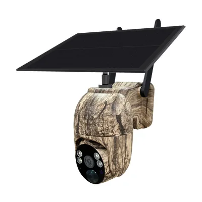 Waterproof Wildlife Solar Camera 4MP High Resolution Night Vision Cameras for Outdoor Backyard Wildlife Monitoring