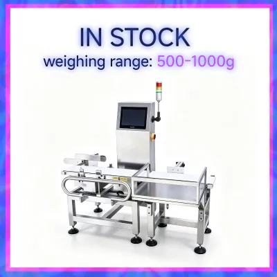 SX-500 Checkweigher Connectable With Liquid Filling Machine Production Line ±0.1g High Precision Weight Inspection Machine
