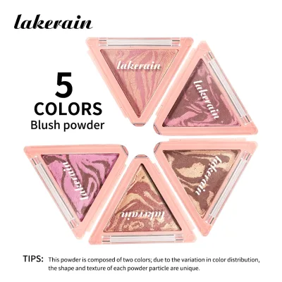 Wholesale Lakerain 5 Shades Matte Cream Blush Waterproof Long Lasting High Pigment Skin Brightening Face Blush Makeup Cosmetics