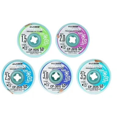 No-Clean Solder Braided Wire 2MM-3.5MM Wide Desoldering Wicks for BGA Welding Repair Wick Stand Solder Wick Desoldering Stations