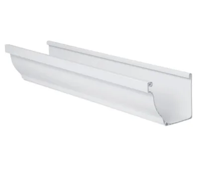 PVC Gutter for Rain Water Collection Half Open Pipe Home Office Use Chinese Design