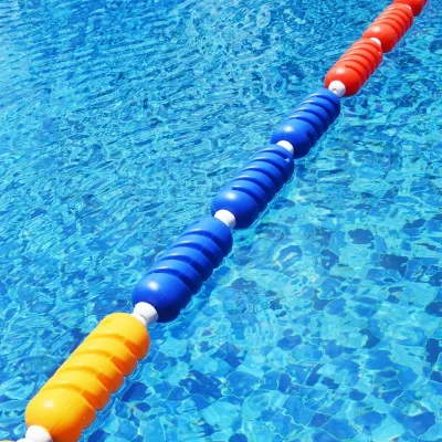 Pool Lane Line Swimming Pool Water Line Separation Floating Ball Separation Line Lifesaving Float Spiral Hexagonal Shape