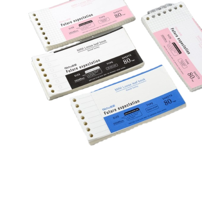 Lined Squared Simple Sticky Note 80 Sheets for Spiral Notebook