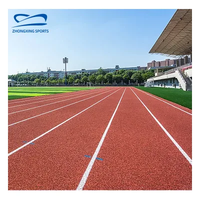 Granular Sandwich System Running Track EPDM Topped Synthetic Athletic Track for University Track and Field Ground