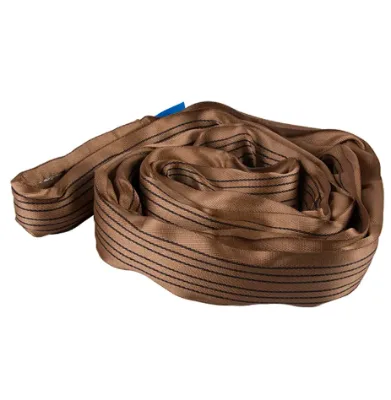 Castle 6T Brown High Tenacity Polyester Endless Round Lifting Webbing Sling Belt 125 psi