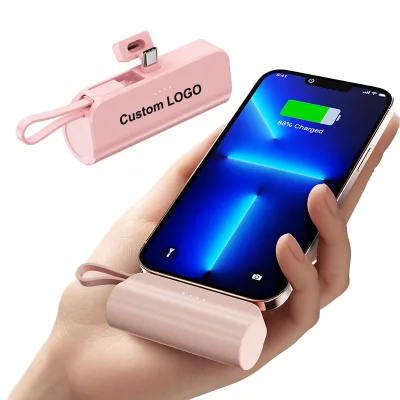 SiY19 Portable Outdoor Small Power Bank for Emergency Fast Charger Power Bank With Cable Capacity Power Bank Gift Set