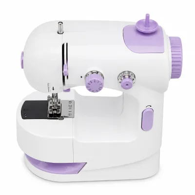EB China Compact Electric Sewing Machine with Extension Table and Dual Speed Control for Home Clothes Repair Projects