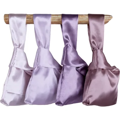 Light Lavender Palette Plain Dyed 80g Silk Accessory Bag