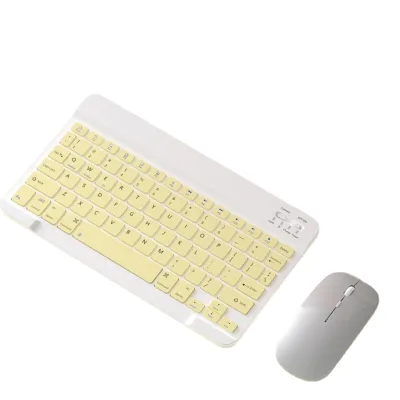 Fashion Design Universal Portable Colorful Color Wireless Keyboard Mouse Set Combination for MacBookAir Case