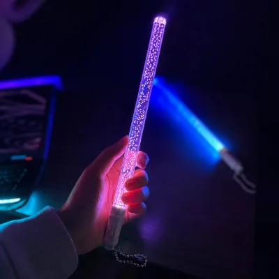 Custom Electronic Event Long Neon LED Voting Light up Premium Festival Supply Party Glow Sticks for Wholesale Factory Direct