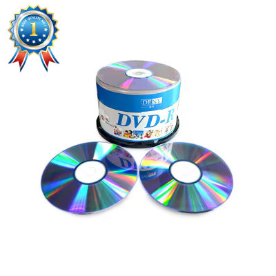 2025 DVD-R Printing Blank cd Dvd Duplication Discs in Bulk With Shrink Wrap DVD+R With Cake Box