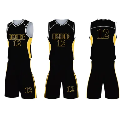 Creative Design Team Gym Shorts Set Men Training Uniform Mesh Clothing Sublimated Blank Reversible Club Custom Basketball Jersey