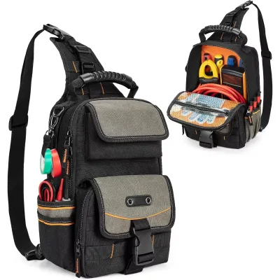 Durable Zipper Portable Storage Carry Pouch Ergonomic Handle Multi Purpose Organizer Bag for Indoor Outdoor Supply Storage