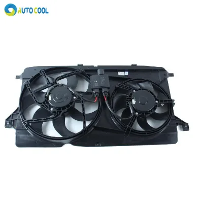 LCV Parts Radiator Cooling Fan 7C19 8C607 AC for Ford Transit Engine Airflow Motor Shroud Assembly OE Grade High Performance