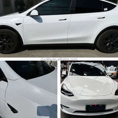 Weather-resistant Color Change Paint protection Film, Pearlescent White Flexible TPU, Self-repair Coating, Anti-aging Car Wrap