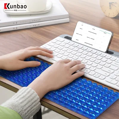 KUNBAO Multi-Purpose Breathable Ultra Cold Air-Cooled Keyboard Laptop Cooling Pad Gel Technology Universal Fit Portable Stock