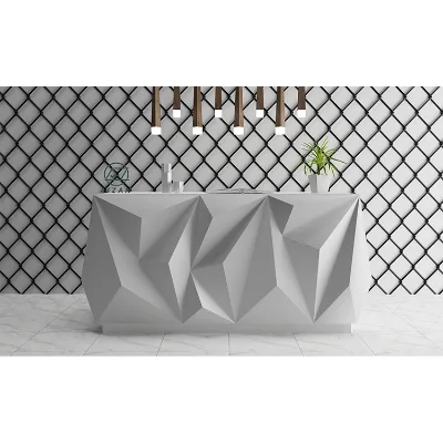 Hotel School Front Desk Customized Simple and Fresh Design Reception Desk