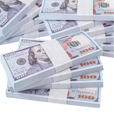Hot Selling Dollar Prop Money for Movie Wedding Party Game Decorations and Kids Education