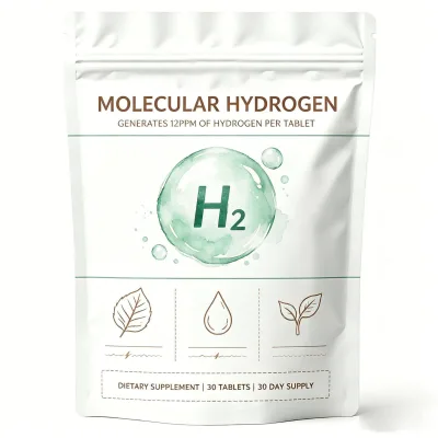 OEM Premium Molecular Hydrogen Tablets 30-Day Supply 12ppm Hydrogen Per Tablet Antioxidant Dietary Supplement