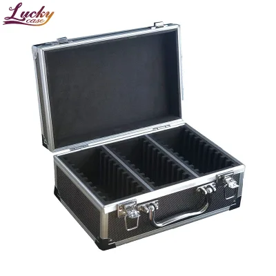 Portable Handle Equipped Aluminum Case for Slab Coin Holders Premium Professional Coin Collection Storage Case