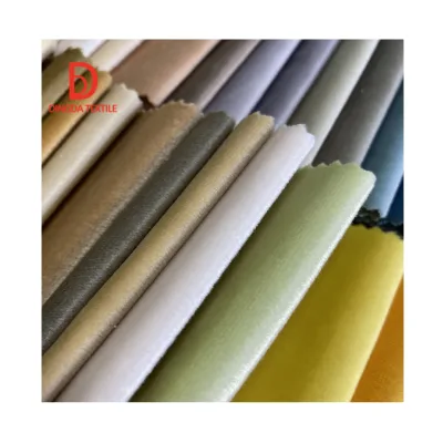 100% Polyester Velvet Fabric for Curtain Sofa Sofa Cover Upholstery Fabric