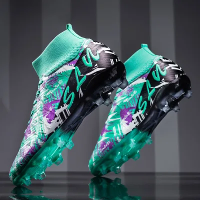 Fashion Soccer Shoes New Newest Outdoor Men Women Kid Spike Shoe FG Cleats Wholesale Professional Football Shoe Size 33-46