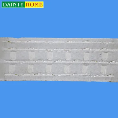 Quality Assurance Custom Tape Various Width Transparent Weaving Curtain Tape with Holes