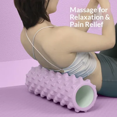 Yoga Roller EVAPP EVA Foam Roller Hollow Slimming Calves Fitness Massage Mace Muscle-Relaxation Bodyweight Loading