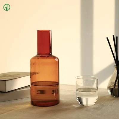 Manufacturer Wholesale Glassware Coffee Milk Water Pot Carafe Clear Crystal Glass Carafe for Wine Whisky Carafe