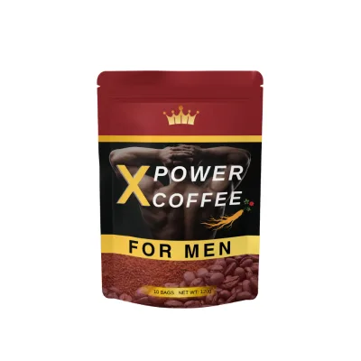 Customized Male Energy Coffee Black Maca Coffee Powder Boost Male Vitality & Man Power Instant Coffee