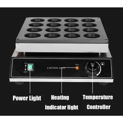 Muffin Snack Equipment Electric Commercial Crepe and Pancake Maker Egg Burger Machine