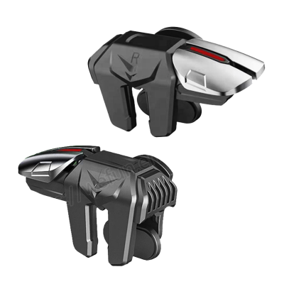 G21 High Sensitive Metal Trigger Six Finger Aim Shooter Fire Button Mobile Game Controller Android Ios Phone for Pubg