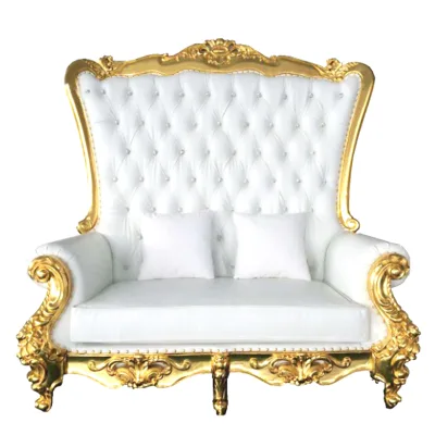 Foshan Cheap High Quality High Back Lveseat Throne Sofa Chair