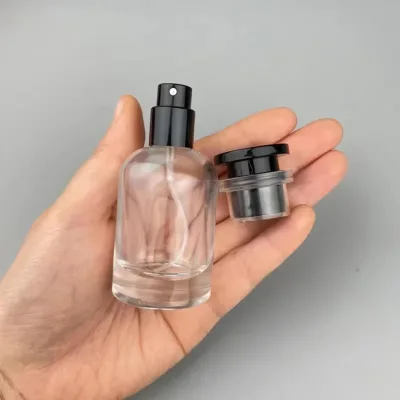 30ML Portable Clear Glass Perfume Spray Bottle Travel-friendly Empty Cologne Dispenser Reed Diffuser Set for Cosmetics Toner