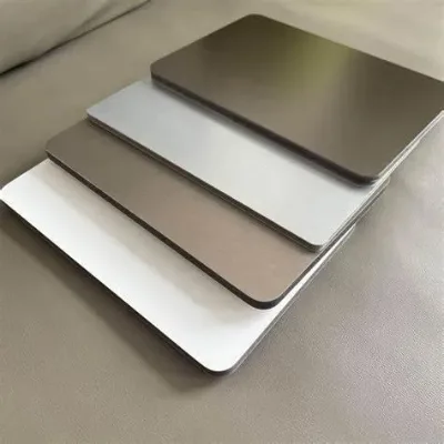 Bamboo Charcoal Wood Veneer Panel PET Marble Decorative Crystal Plate for Indoor for Hospitals & Hotels