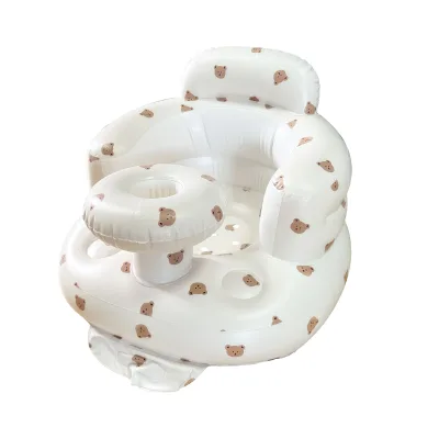 PVC Inflatable Baby Sofa Living Room Eating Seat Chair Bath Seat Sofa