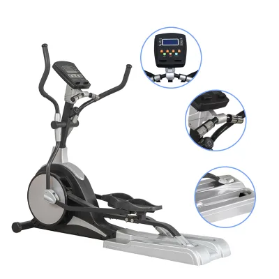 Commercial Adjustable Seated Stepper Machine, Compact Fitness Trainer for Low Impact Leg Exercise in Home and Office Gym