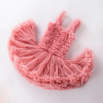 European Style Party Dresses Wear Sleeveless Tutu Dress for Baby Girl
