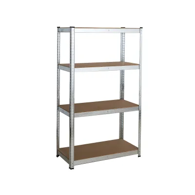 Boltless Steel Storage Simple Rack 5 Layers Galvanized Boltless Metal Econ Rack Shelving 175Kg Stacking Storage Shelves